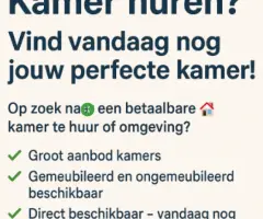 Kamer huren in Nederland?