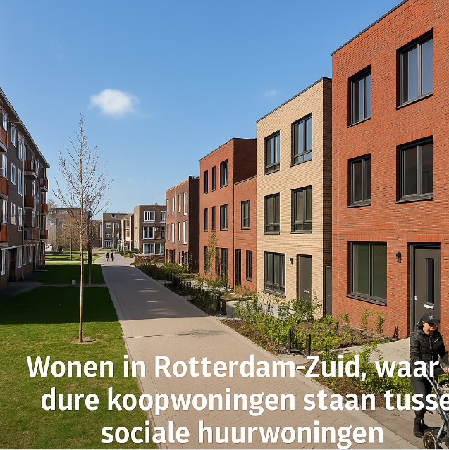 Wonen in Rotterdam-Zuid: Waar Luxe en Sociale Woningbouw Samenkomen